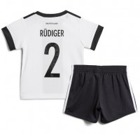 Maglie da calcio Germania Antonio Rudiger #2 Prima Maglia Bambino Mondiali 2022 Manica Corta (+ Pantaloni corti)